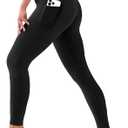 Bluemaple High Waisted Leggings for Women - Tummy Control Pants Non See Through Workout Soft Yoga Pants for Running Plus Size  (XX-Large)