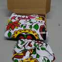 4Pcs 24" Dia De Los Muertos Decorations, Day of The Dead Decorations, Halloween Inflatables Sugar Skull Decoracion, Mexican Party Yard Outdoor Decorations