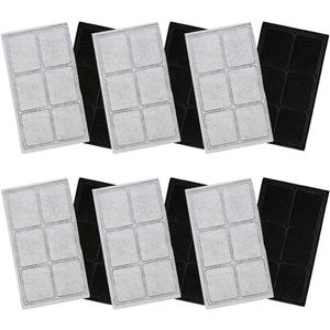 Water Fountain Filter Compatible with Drinkwell Platium Charcoal Pet Dog Cat Fountain Filters Replacement 12 pack - Hiwater