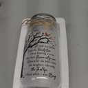 Memorial Gifts Mason Jar Light, Red Cardinal - Memory Gifts for Loss Loved Ones, Bereavement Gift Idea, Sympathy Loss of Mother, Dad, Son, Husband/Family Member A Limb Has Fallen From Our Family Tree (16oz)