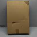 Dunzoom 8 Pack Xmas Letter Boxes for Christmas Gift Wrapping Xmas Letter Shaped Empty Flower Gift Box Fillable Christmas Party Favors Candy Presents Packaging (Black, Clear Lid)