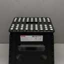 Delxo Folding Step Stool, 13 inch Non-Slip Foldable Stools Up to 300 LBS, Step Stool with Handle, Lightweight for Kitchen, Bathroom, Bedroom, Garden, Black, 1PC