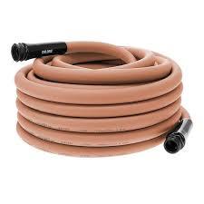 Flexzilla Colors Garden Hose 5/8 in. x 25 ft., Lightweight All-Weather Water Hose, Durable and Flexible, Leak-Free Connections, Red Clay