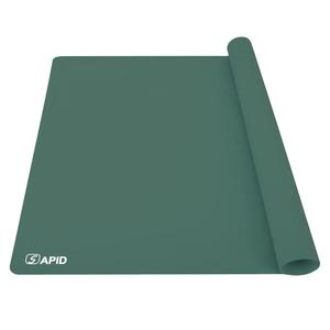 Sapid Extra Large Silicone Sheet for Crafts, Thick Silicone Jewelry Casting Mats, Nonstick Nonslip Silicon Mat for Epoxy Resin, Art Painting, Heat- Resistance Counter Mat (20"×27.9", Dark Green)