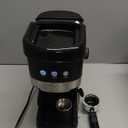 Gourmia 15-Bar Espresso Maker with Powerful Frothing Wand with 1.2L Removable Water Reservoir, Black