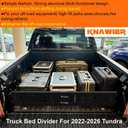 Truck Bed Cargo Divider for 2022-2026 Tundra, Foldable Black Molle Panels,Adjustable Truck Organizer Replacement,No Drilling