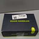 Gold Door Knobs,Interior Door Knob with Lock,Coastal Style Satin Brass Door knob for Privacy and Bedroom