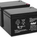 Casil 12V 12Ah Replacement Battery Compatible with 6-DZM-12 APC Scooter Medical, 2 Pack
