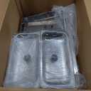 Elite Gourmet EWM-6171 Triple 3 x 2.5 Qt. Trays, Buffet Server, Food Warmer Temperature Control, Clear Slotted Lids, Perfect for Parties, Entertaining & Holidays, 7.5 Qt Total, Stainless Steel