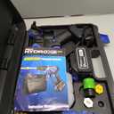 Ontel Turbo Jet HydroX5 Pro Portable Cordless Pressure Washer (21V 3000mAh Battery), 6-in-1 Nozzle, Dual Water Source, 16ft Detachable Hose