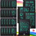 Zhehao 24 Pack LCD Mini Writing Tablet for Kids 4.5 Inch Doodle Board Bulk Erasable Reusable Electronic Drawing Pad Birthday Party Favors Goodie Bag Classroom Gifts(Black)
