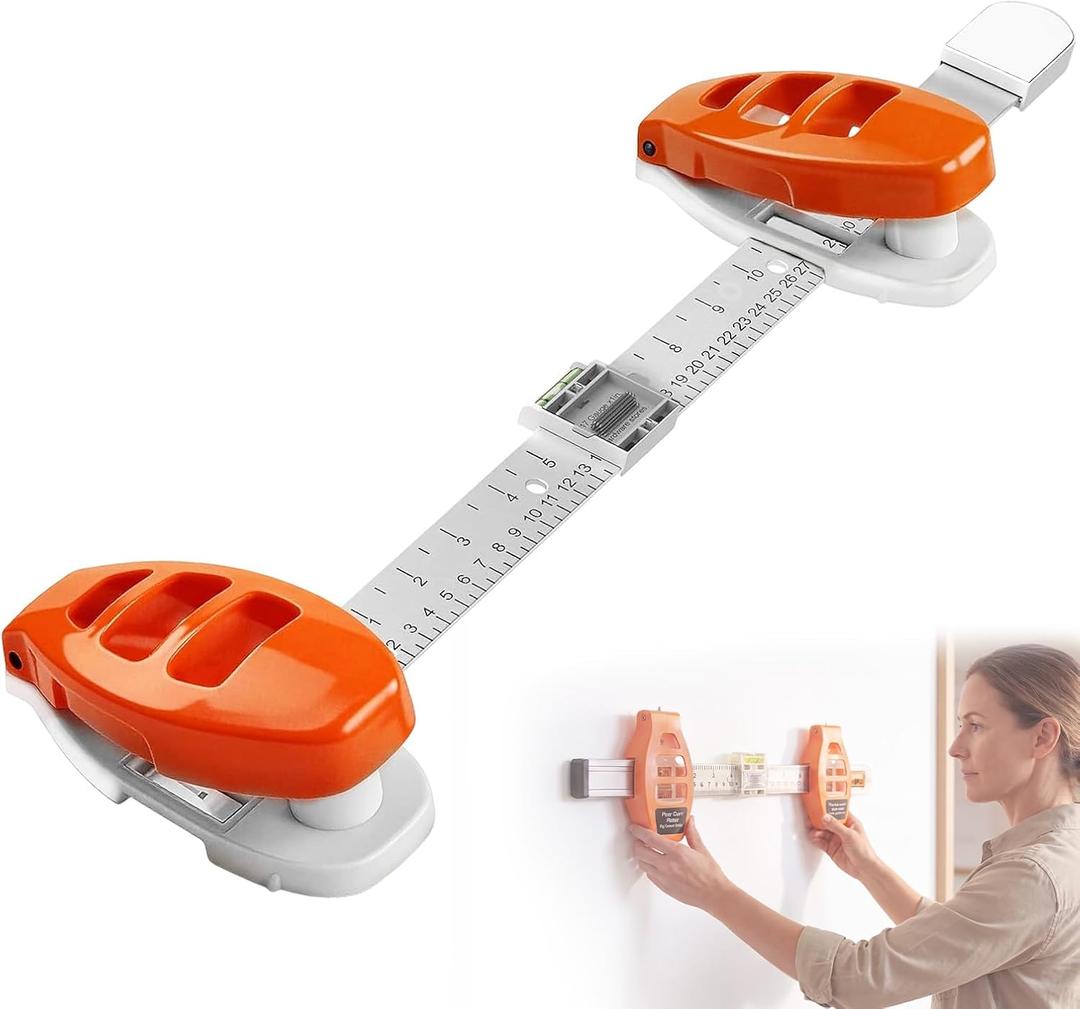 Level Hang Magnetic Ruler, Precisely measure the frame dimensions for Wall Decor Alignment,There is a level inside, allowing you to easily install the picture frame and wall accessories.