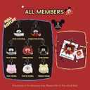 MINISO Disney Mickey Interesting Collisions Series Blind Box, Disney Mickey Vinyl Plush Pendant Surprise Box Bag Charm Figure Model Random Design Collectible Toy for Home Decor Birthday Gifts (Single)
