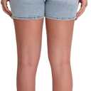 YMI Women's Women's Printed Fray Hem Shorts S314499