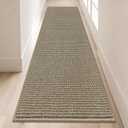 BEQHAUSE Hallway Runner Rugs 2x8, Hallway Rug Washable, (Rolled-Up NO Creases) Non Slip Runner Rug Absorbent Stain Resist Carpet Runner, Entryway Rugs Floor Mat Laundry Room Rugs