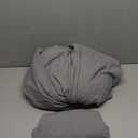 Amazon Basics Lightweight Super Soft Easy Care Comfortable Microfiber 2 Piece Bed Sheet Set With 14-inch Deep Pockets, Twin XL, Dark Gray, Solid