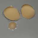 Niidor Adhesive Bra Strapless Ultra Sticky Invisible Push up Silicone Bra Multiple Colors Sizes Reusable for Backless Dress (Nude)