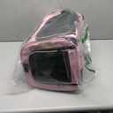 Pet Carrier for Small Medium Cats Dogs Puppies up to 15 Lbs, TSA Airline Approved, Soft Sided, Collapsible Travel - Pink (17.0"L x 11.0"W x 11.0"H)