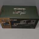 Remote Control Truck Off Road - 4x4 1/10 Scale Willys Army Rock Crawler RC Truck with Winch&Car Cover, 40Mins Play Time All Terrain Offroad RC Car, Military Vehicle Toys for Boys, Radio Controlled Car