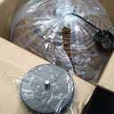 Arturesthome Boho Pendant Light Fixture Woven Chandelier Wicker Pendant Lighting for Kitchen Living Room Bedroom Entryway Hallway Foyer W 19.6*H 12.9