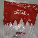 RSLOVE Women Christmas Lingerie Set 3 Piece Sexy Santa Babydoll Red Chemise with Belt and Cuffs (Small), Red