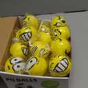 24 Pack - Mini Soft Foam Squeeze Balls, 2.5" Toy Stress Relief Bulk Educational Emoticon Novelties for Kids, School, Classroom, Party Favors, Rewards (Yellow (3.0"))