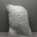 SAVORI 16x24 Lumbar Pilow Insert, Set of 2 Down Feather 16x24 Euro Pillow Inserts, Soft Fluffy Sleeping Pillow with 100% Cotton Cover, Decorative Throw Pillows for Couch Sofa Bed-White