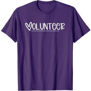 Cute Volunteer Shirt - Love Volunteering T-Shirt T-Shirt, S
