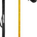 Firecore 16-Foot Aluminum Grade Rod - 8ths, 5 Sections Dual Sided Telescoping Leveling Rod with Bubble Level and Carrying Case - FLR500C