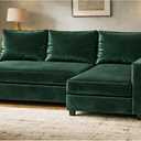 Velvet Friheten Couch Cover Compatible with IKEA Sleeper Sofa Slipcover, 5 inches x 12 inches x 12 inches