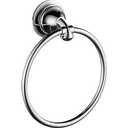 Delta Linden (1-Pack) Hand Towel Holder Polished Chrome Towel Racks for Bathroom Wall Round Towel Ring Holder for Bath Towel Hanger for Kitchen, Bathroom Accessories 79446