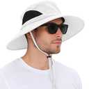 EINSKEY Wide Brim Sun Hat, UPF 50+ UV Protection Waterproof Packable Bucket Hat for Men & Women, Fishing Hiking Beach Garden