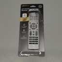 GE 4-Device Universal Remote Control, Designer Series, Brushed Nickel/Silver, 33709