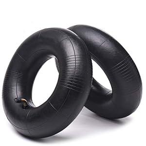 AR-PRO 11x4.00-5|11x4.50-5|11x6.00-5 Heavy Duty Replacement Inner Tube with TR-87 Bent Valve Stem (2-Pack) - for Wheelbarrows, Mowers, Hand Trucks and More