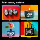 ARTISTRO 2 White Dual-Tip Acrylic Paint Pens - Multisurface Markers for Glass, Rock, Fabric, Wood, Plastic & More - 1 mm Fine & Brush Tips