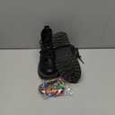 K KomForme Boys Girls Ankle Boots Lace Up Side Zipper Waterproof Combat Shoes Toddler/Little Kid/Big Kid, 10 Toddlers