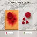 SWSKR Clear Acrylic Cutting Board with Counter Lip,1pcs Clear - 23''x17''