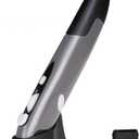 lychee Wireless Optical Pocket Pen Mouse, 2.4GHZ USB Wireless Optical Pen Mouse 800/1200/1600 DPI Adjustable Handwriting Mini Air Mice for PC Laptop Notebook Computer Mac (Grey)