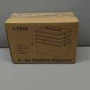 CTIME 4-Tier XL Medicine Organizer - Portable Medicine Cabinet with Leather Handle, Empty First Aid Kit for Home Organization Must, School, Dormitory, Travel, RV, Dorm, Ideal Elderly Gift