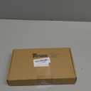 Tenare 12 Pack 42.84.5 Inch Christmas Mini Clear Plastic Gift Bags with Handles Extra Small Transparent Gift Bags Party Favor Bag Bulk with Ribbon Tissue Paper for Party Supplies(White, Gold)