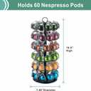 Vertuo Pod Holder 6 Tier for Vertuo Pod Holder Small for Vertuo Pod Stand (60 Pods Capacity)