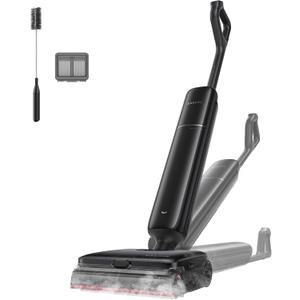 DREAME Aero Pro Steam Wet Dry Vacuum Mop, 392℉ Steam Cleaning, 28kPa Suction, 3.88in Ultra-Slim Vacuum Mop Combo, 0 Hair Tangle for Pet Owner, Heated Brush Wash, Hot Air Drying, Up to 70min Runtime