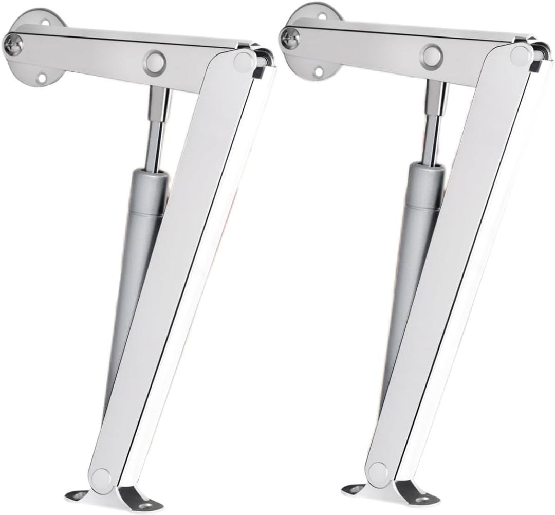 200N-60lbs Chest Heavy Duty Soft Close Lid Support Hinges Large & Long Chest Hinges for Wooden Box, Slow Lowering Pneumatic Heavy Lid Lifter Gas Struts