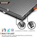 Aluminum Wheel-Rolling Slide-Out Truck Bed Storage Tray(2-Pack) – 400LBS Load Capacity, No-Drill Installation, Fit Super Duty Full-Size Bed Organizer for 6' 5”+ Beds (72.5" D x 47.2" W （inch）)
