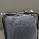 OARAGE Queen Quilt Bedding Set Soft Lightweight Bluish Grey Bedspread with Leaf Pattern, Ultrasonic Microfiber Bed Coverlet Full Size for All Season (1 Quilt, 2 Shams) (Full/Queen, 90"x 96")