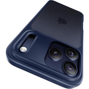 CASEKOO Armor Shockproof Designed for iPhone 17 Pro Case [16FT Military Grade Protection] Matte Finish Protective Phone Case Anti-Fingerprint Thin Slim Hard Cover for iPhone 17 Pro - Deep Blue