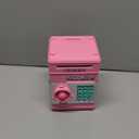 GuDoQi Piggy Bank for Girls Electronic Coin Money Bank Toy for 3 4 5 6 7 8 9 10 Year Old Children, Mini ATM Cash Coin Saving Box for Birthday Gifts Kids Age 3-10, Pink