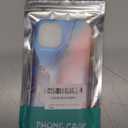 JAHOLAN Gold Glitter Sparkle Case Compatible with iPhone 12 Pro Max Marble Design Clear Bumper TPU Soft Rubber Silicone Cover Phone Case 6.7 inch Purple