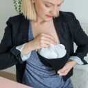 Bamboobies Women’s Nursing Pads, Reusable and Washable for Daily Use, Leak-Proof Pads for Breastfeeding, Pink