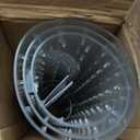 Office Chair Mat for Carpet, 53" x 45" Studded Desk Chair Mat for Low Pile Carpeted Floors, Transparent Carpet Protector Mat for Office Chairs